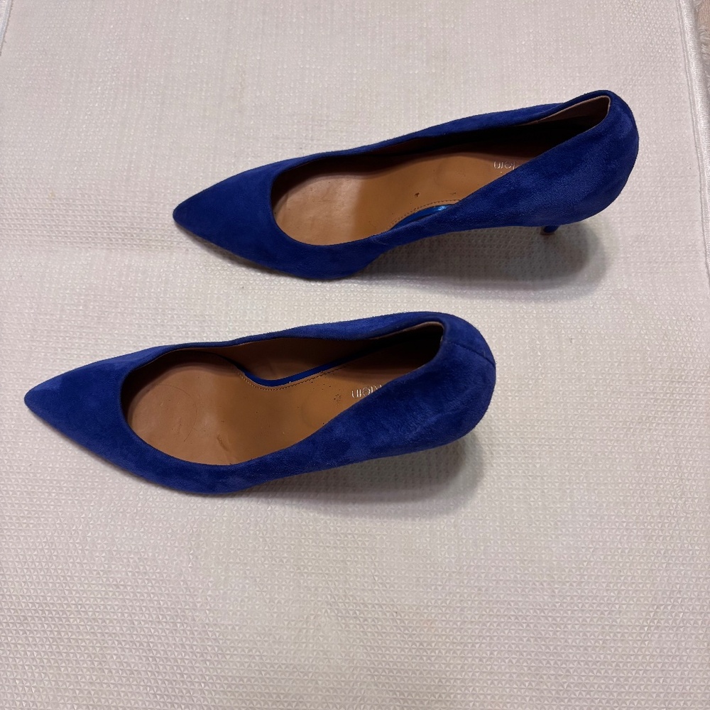 Calvin Klein Gayle Kid Suede Women Pumps Sz 9.5 - Picture 3 of 12